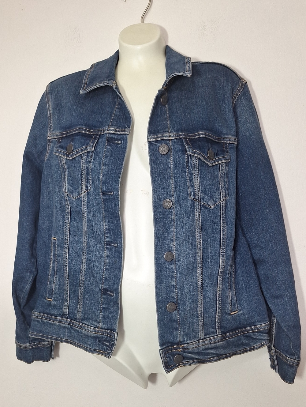 Old Navy Medium Blue Denim Jacket for Women